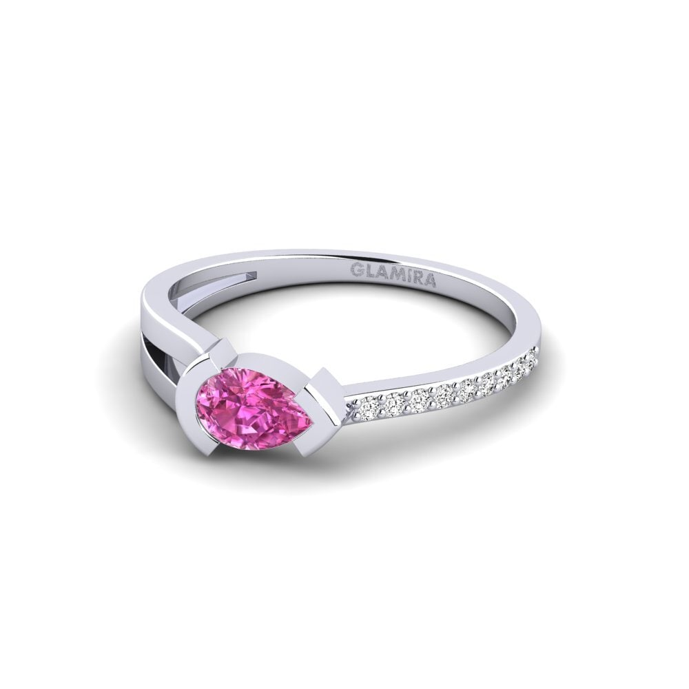 Rosa Topas Ring Pehme