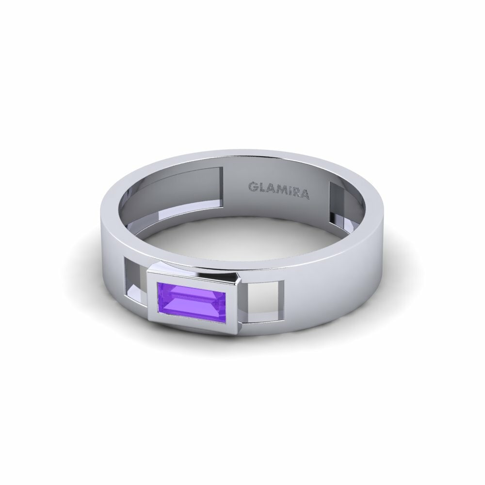 Améthyste Bague de fiançailles Perceive