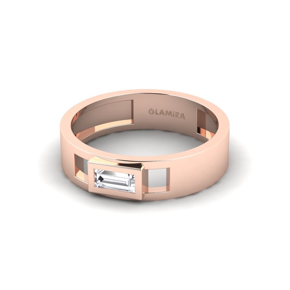 Rotgold 585 Verlobungsring Perceive