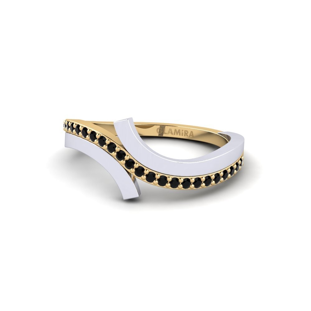 Zafiro negro Anillo Polyaigos