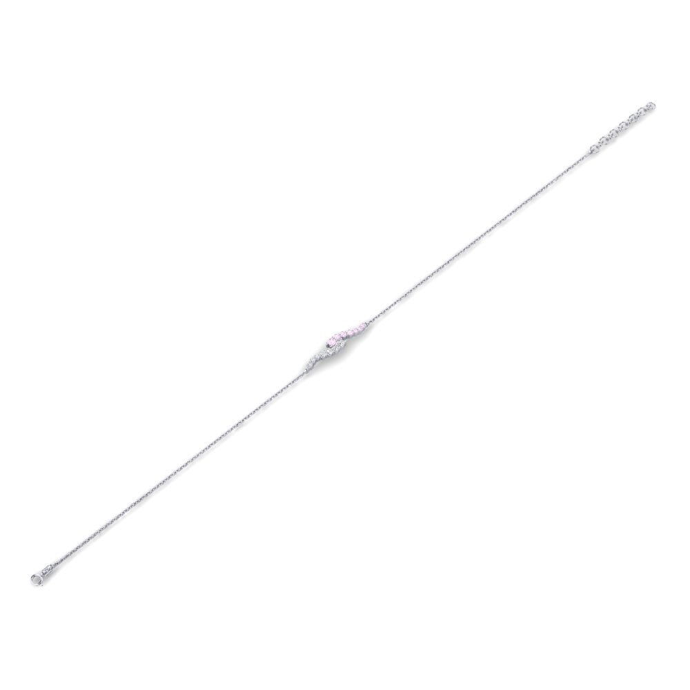 Pink Sapphire Women's Bracelet Positively