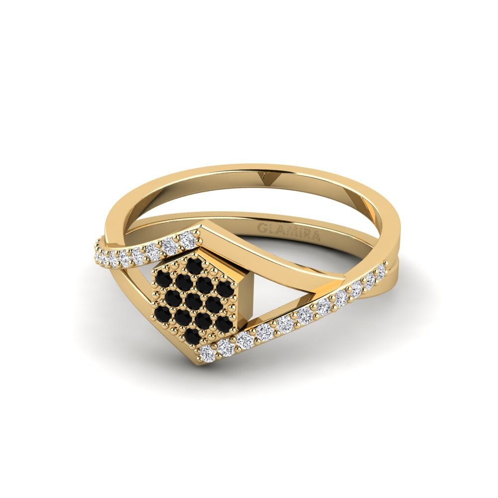 Zafiro negro Anillo Precedent