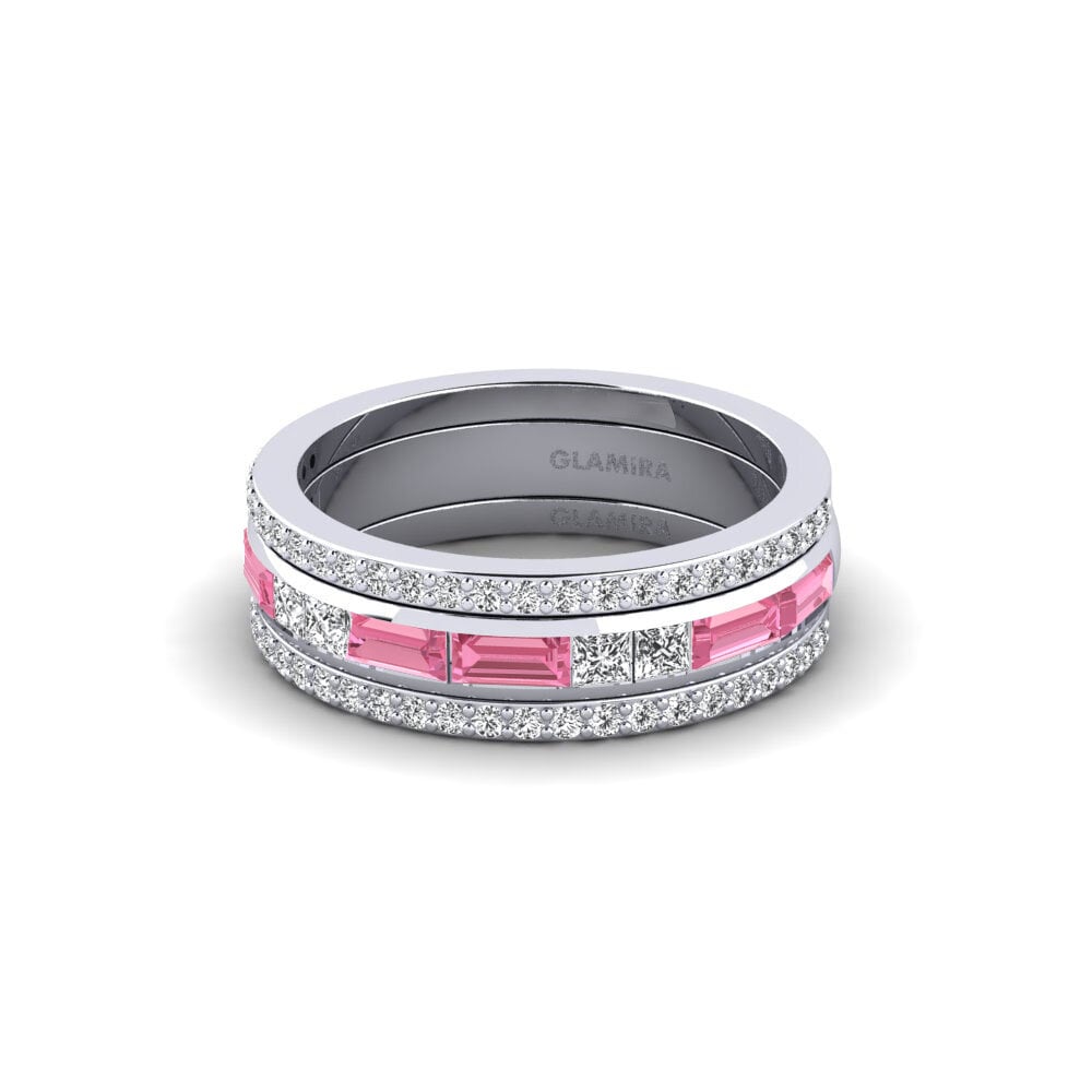 Pink Sapphire Ring Primarily - SET