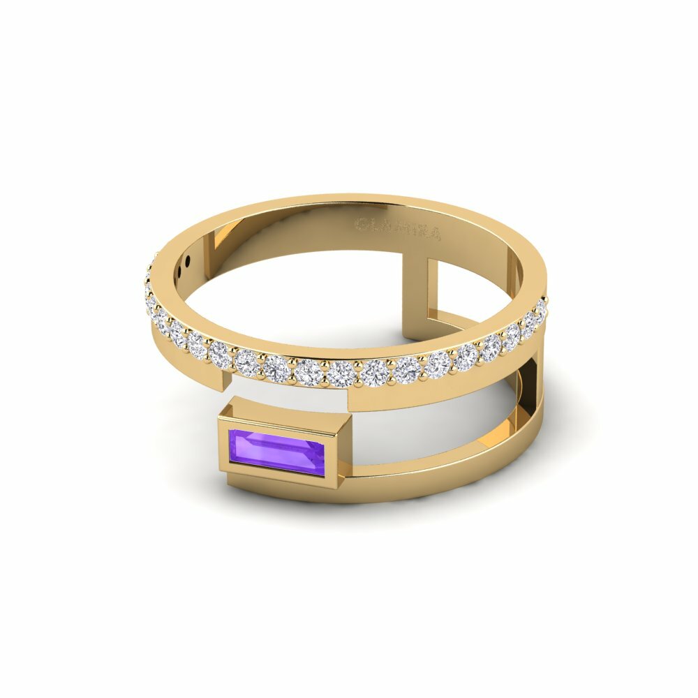 Améthyste Bague de fiançailles Quevilly