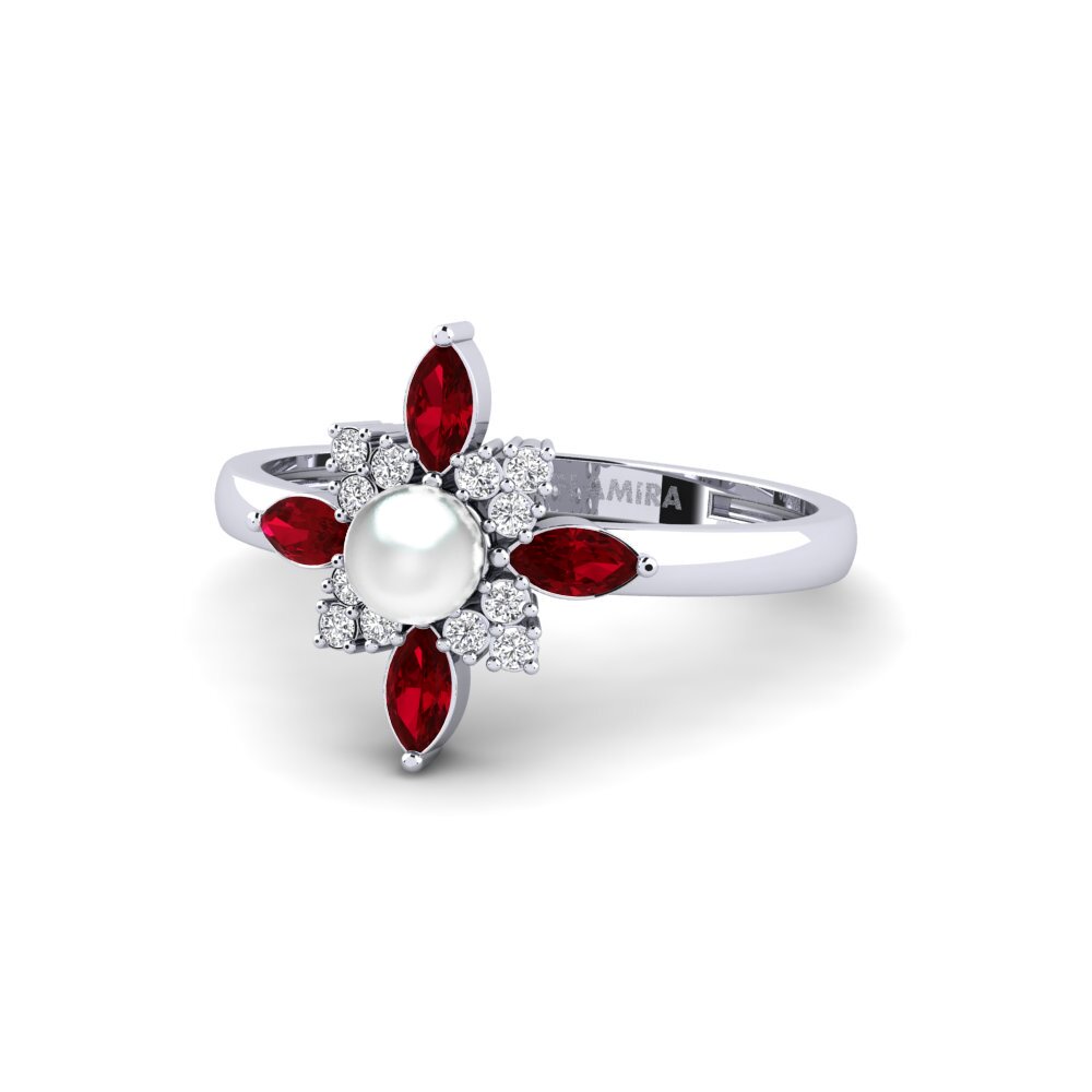Circonita Roja Anillo Rationalize