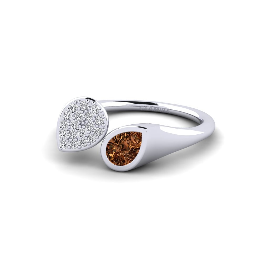 Diamante Castanho Anel Reassign