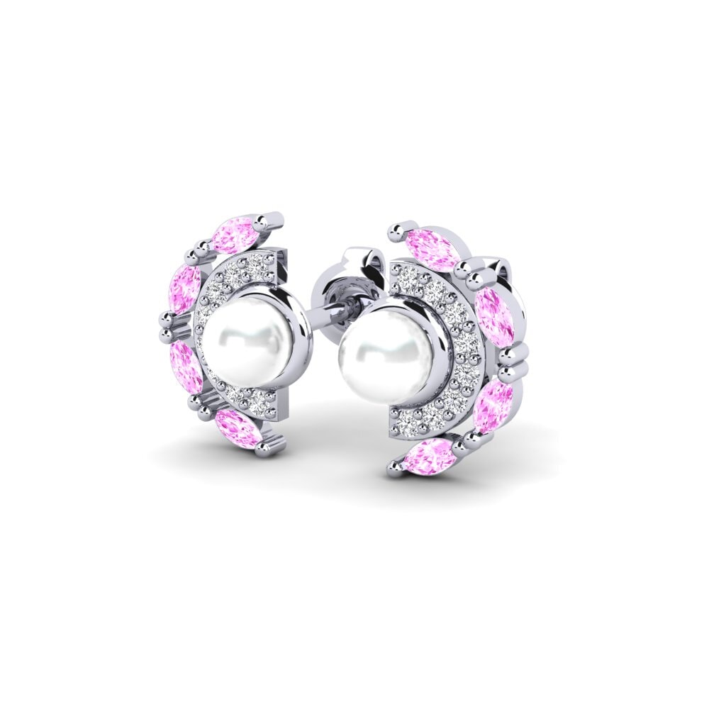 Saphir Rose Boucle d'oreille femme Regional