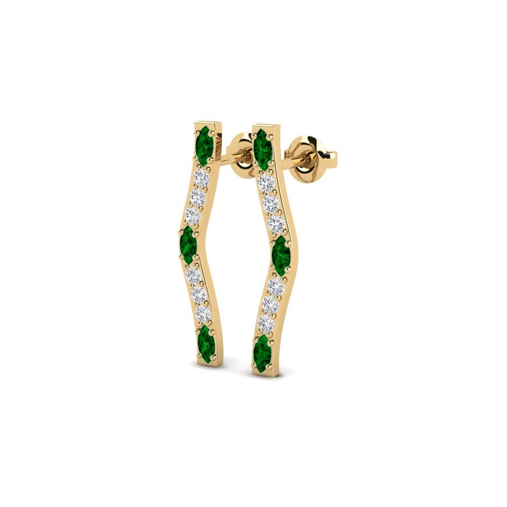 Green Zirconia Women's Earring Regulate