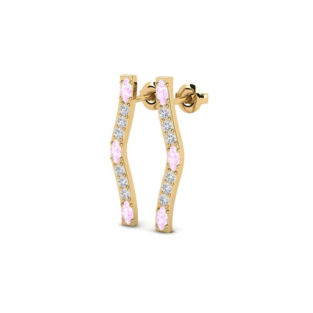 Pink Sapphire Women's Earring Regulate