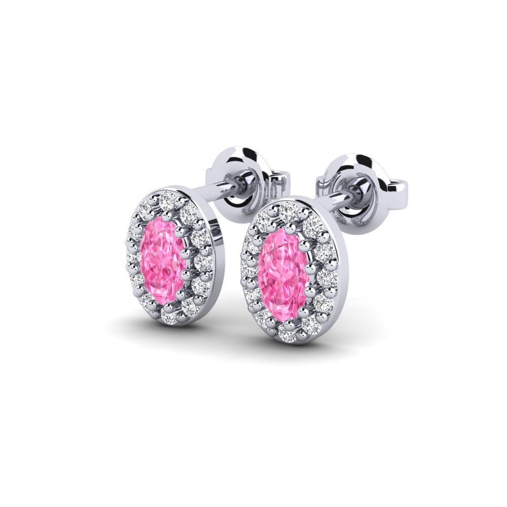 Saphir Rose Boucle d'oreille femme Regulator