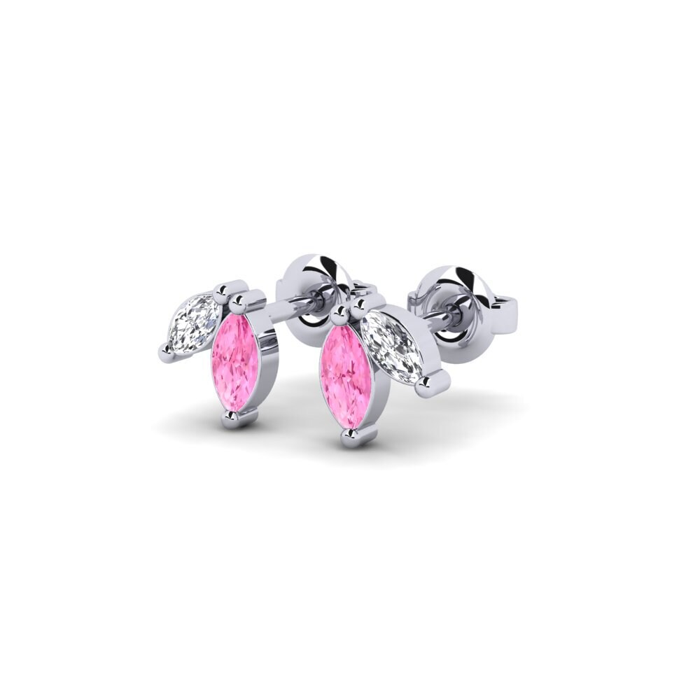 Saphir Rose Boucle d'oreille femme Residential