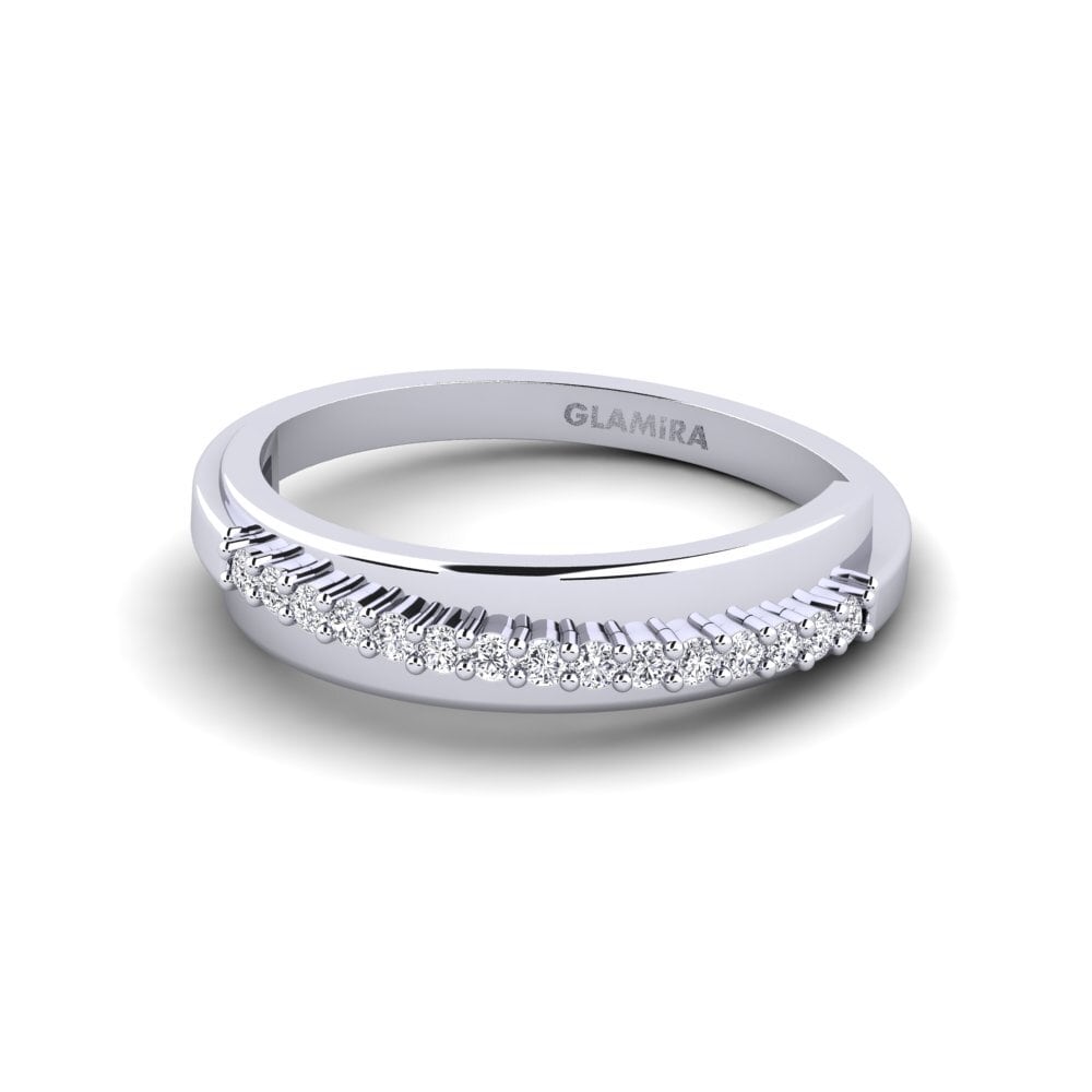White Silver Ring Resourcefully