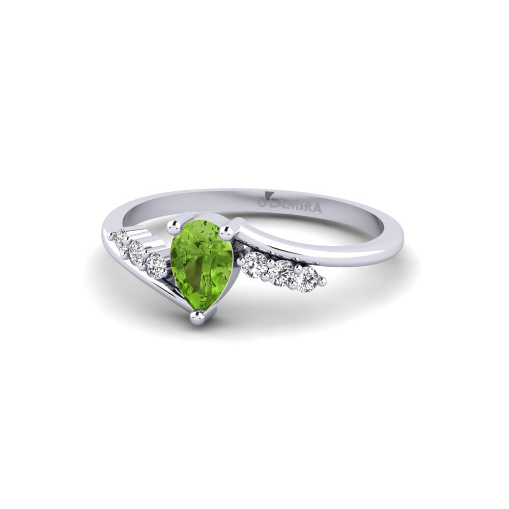Peridot Engagement Ring Revealingly