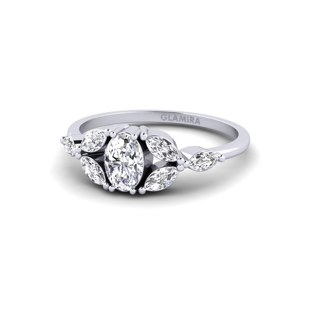 Diamante cultivado en laboratorio Anillo de compromiso Rozowy