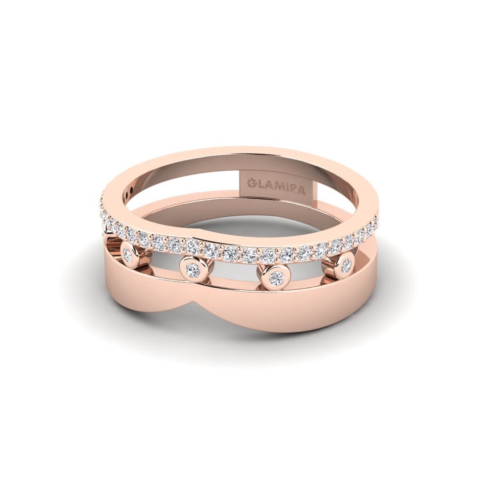 14ct Rose Gold Ring Rumia