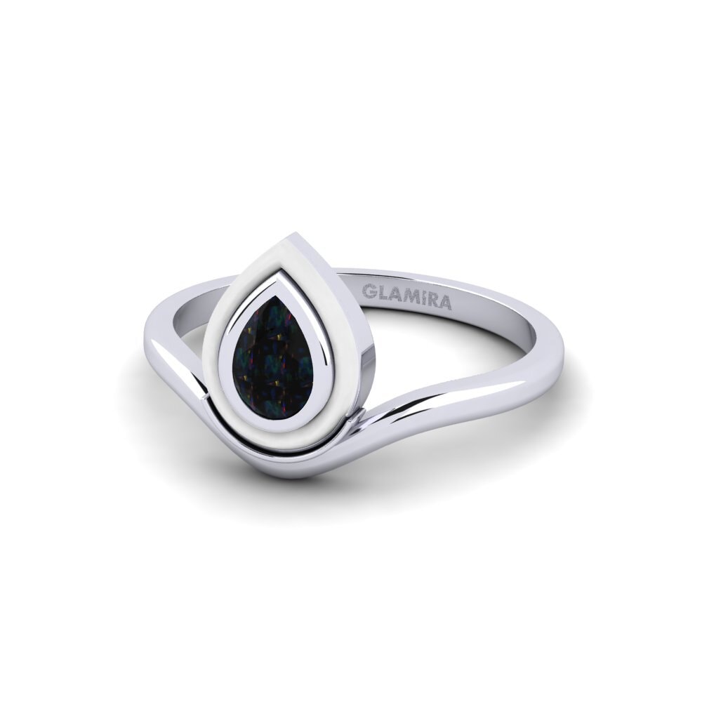 Schwarzer Opal Ring Serifesta