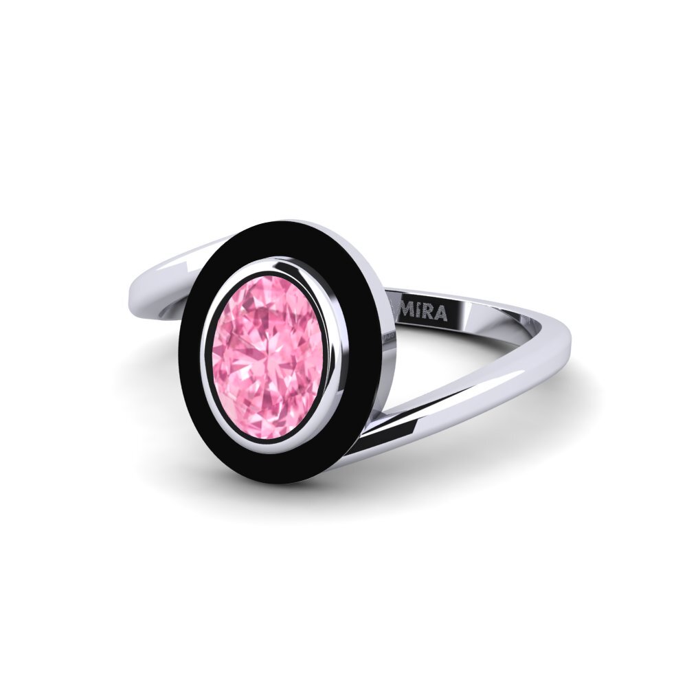 Rosa Saphir Ring Sifnoxa