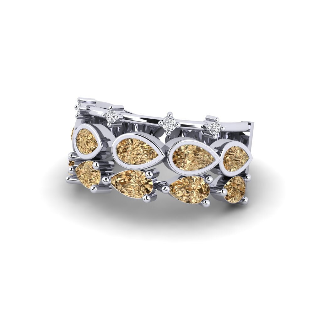 Diamante Castanho Anel Subsidy