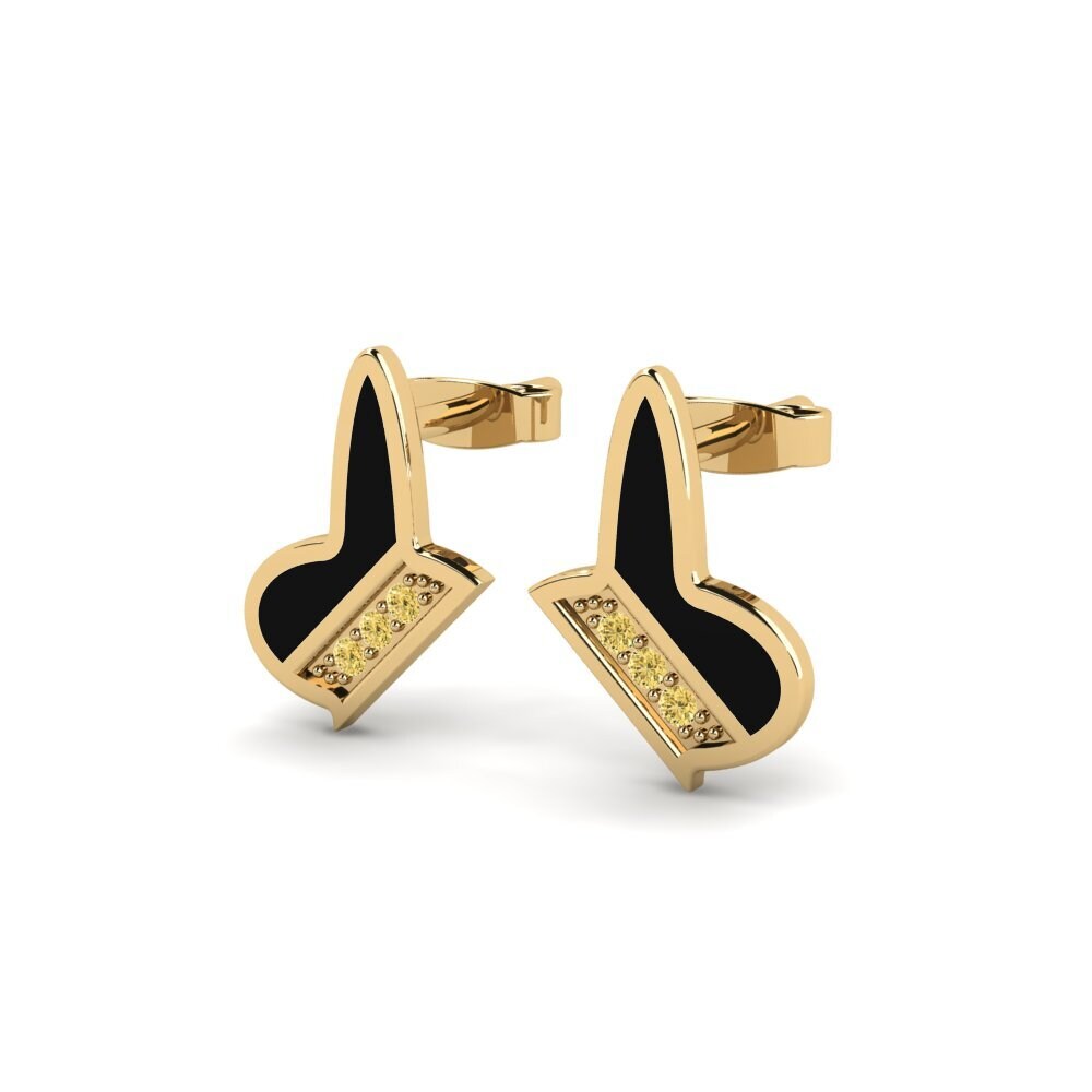 Yellow Diamond Women's Earring Aula