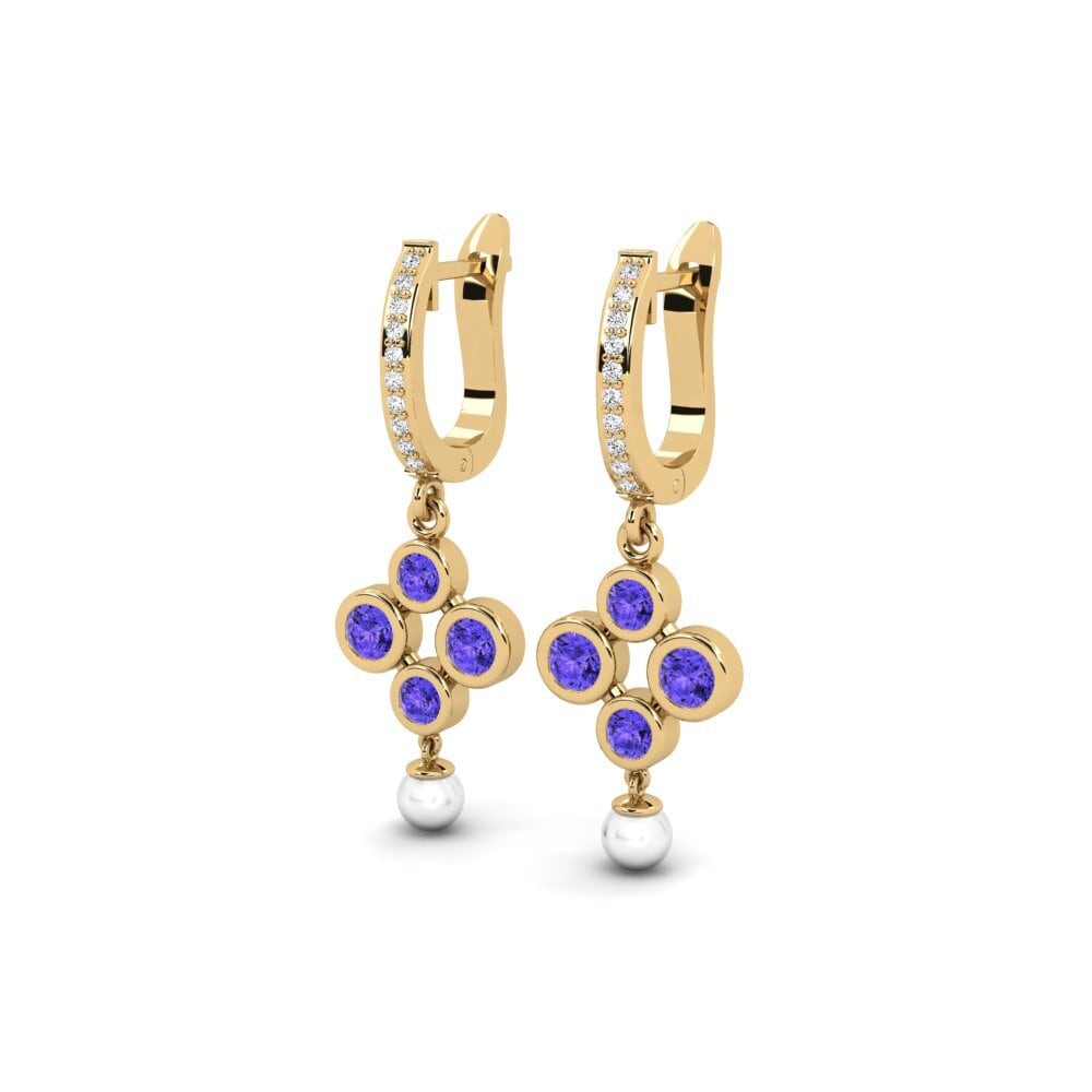 Tanzanite Earring Bandless