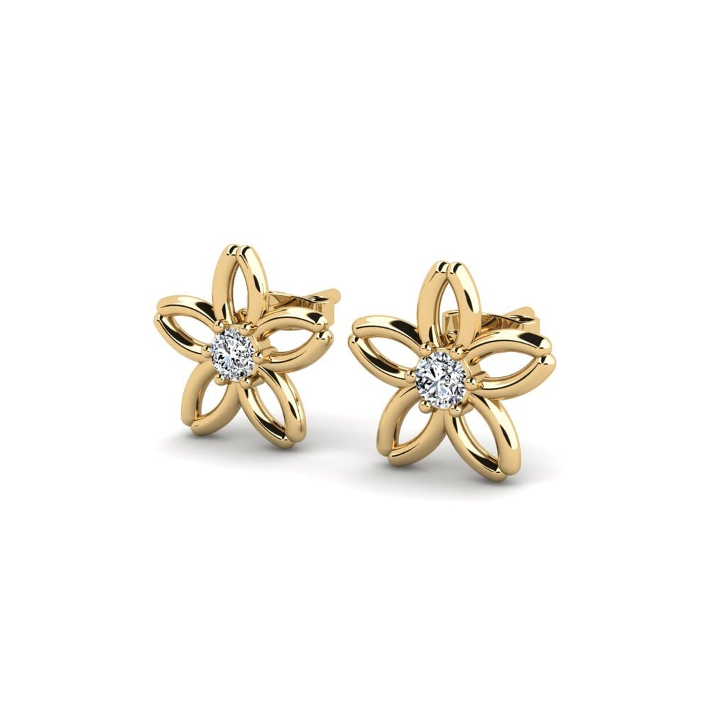 9ct Yellow Gold Women's Earring Biasdo