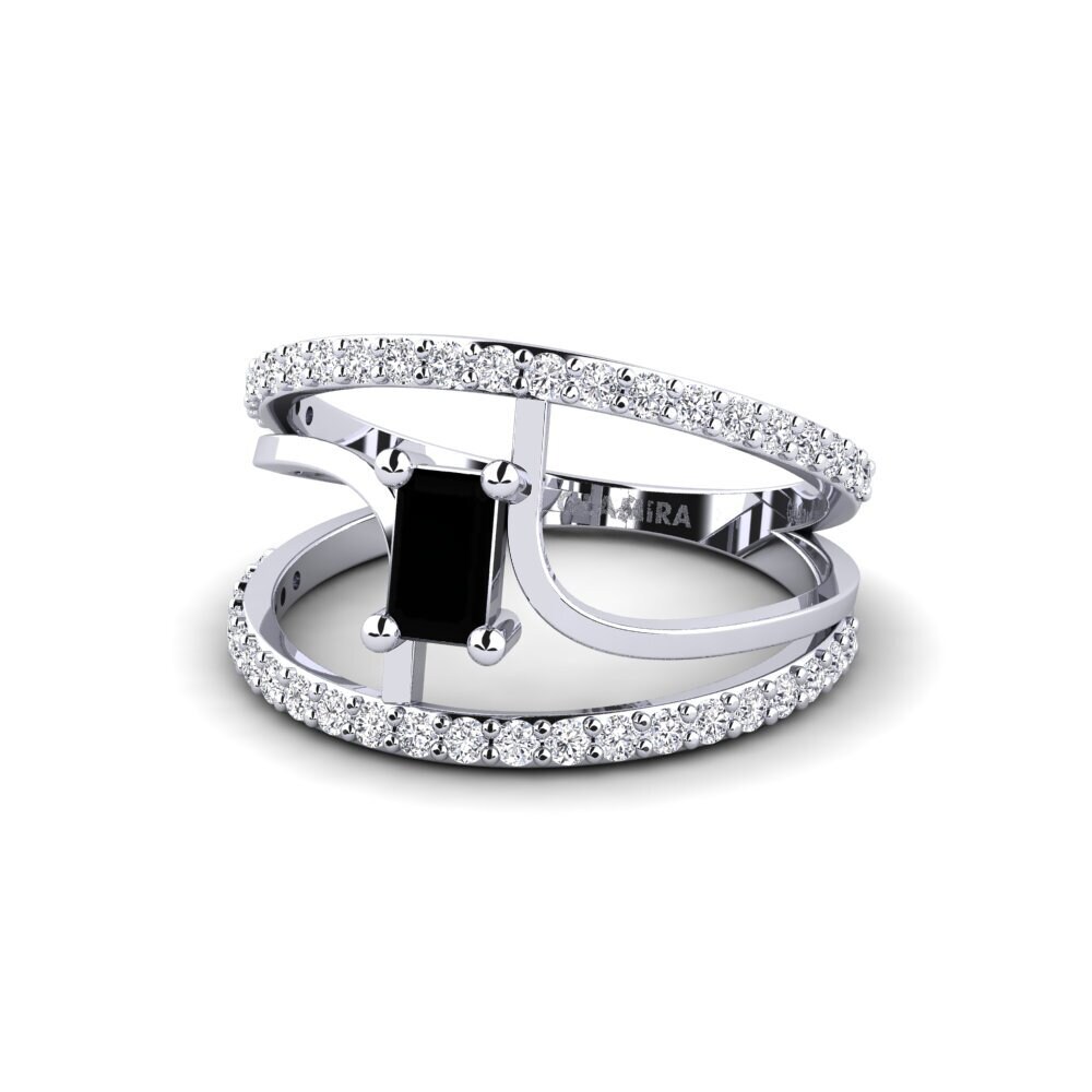 Zafiro negro Anillo Bourges