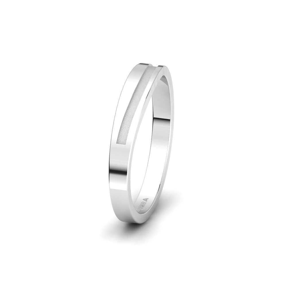 Anillo Boda Hombre Osie Paladio 950 Simple