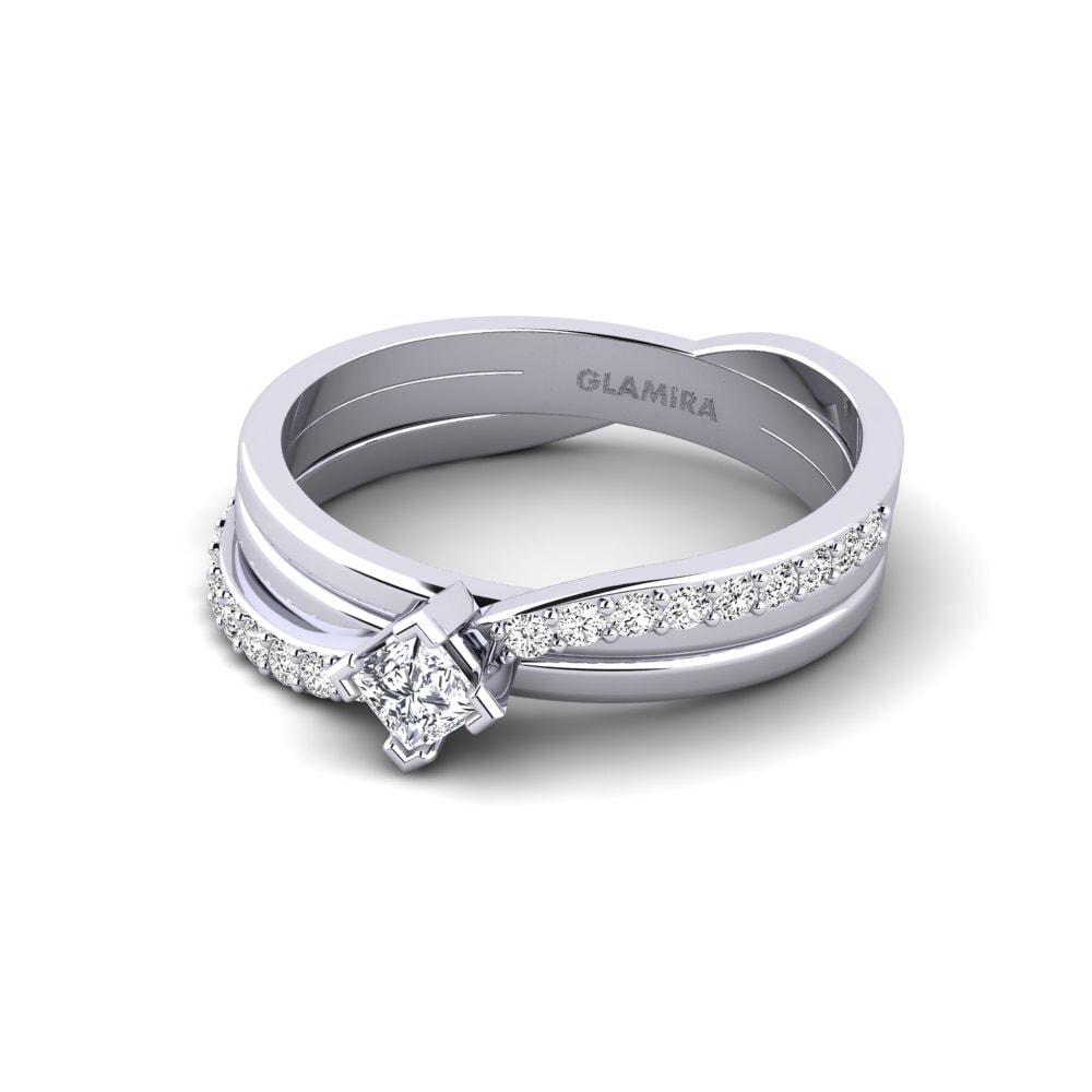 Moissanite Anel Senart