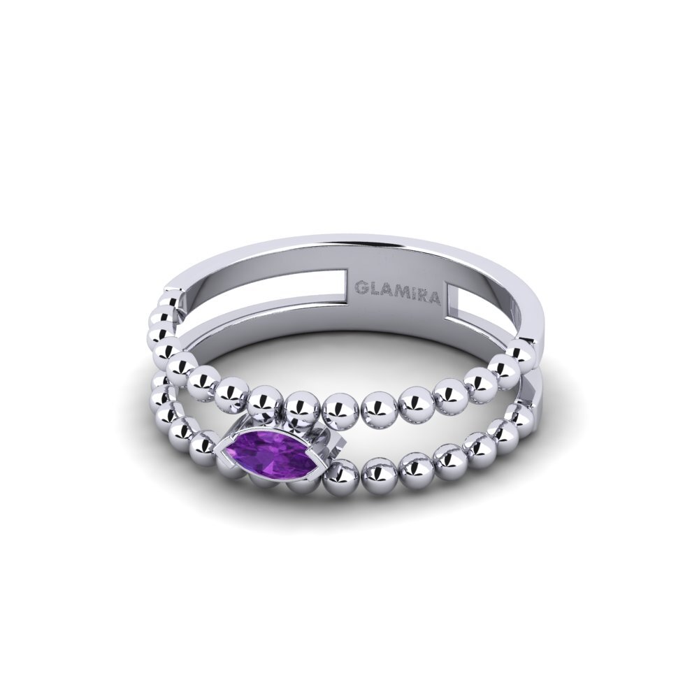 Amethyst Ring Sile