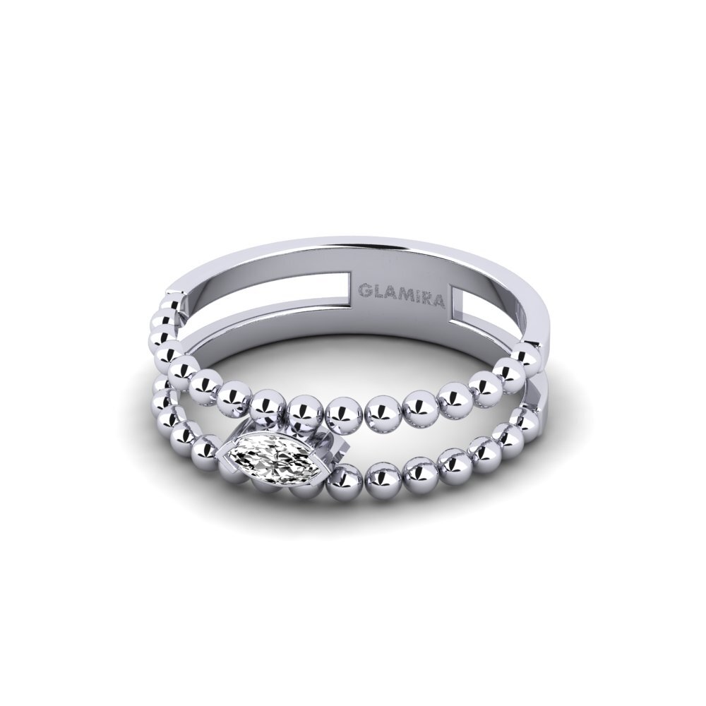 Moissanit Ring Sile