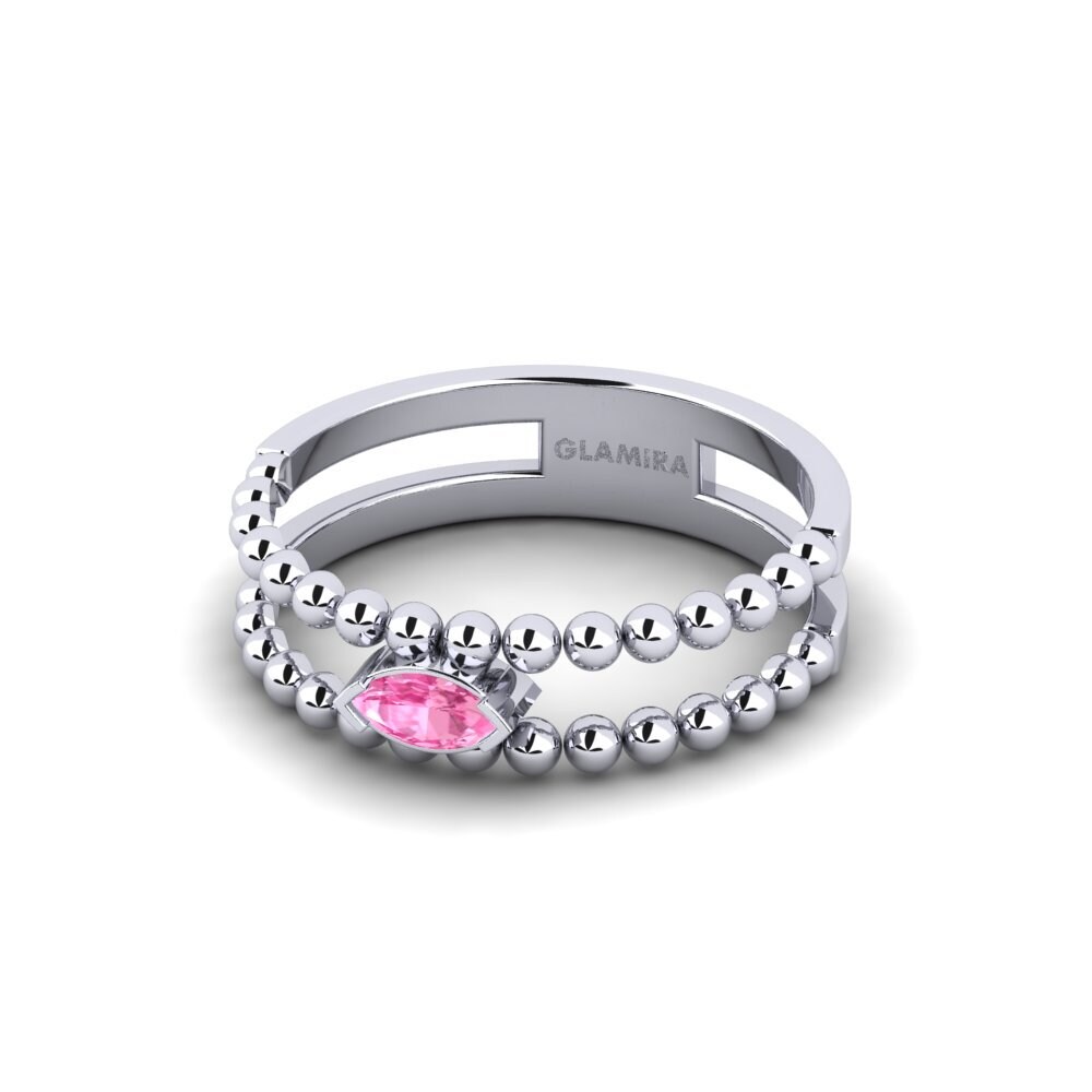 Rosa Saphir Ring Sile