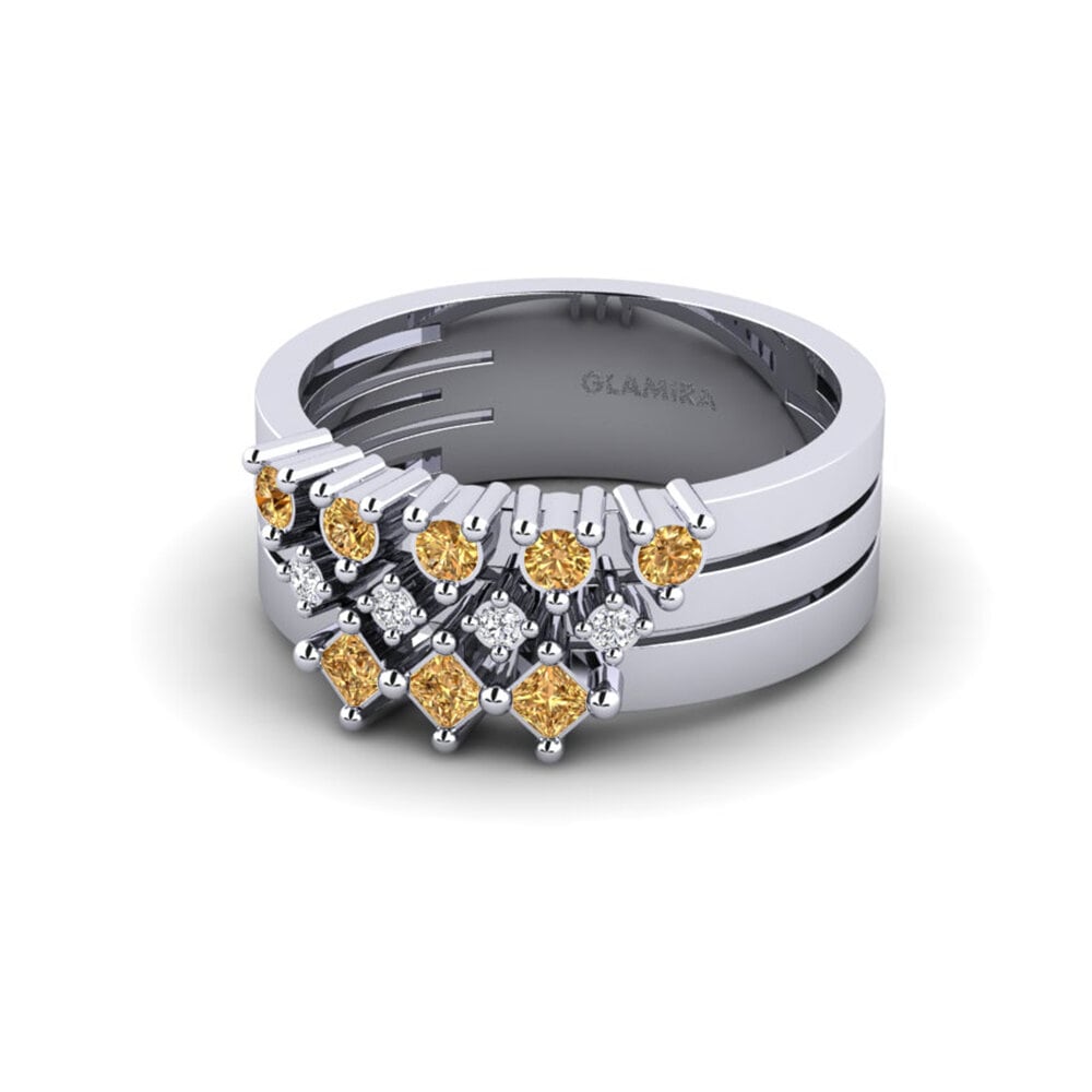 Brauner Diamant Ring Silenema