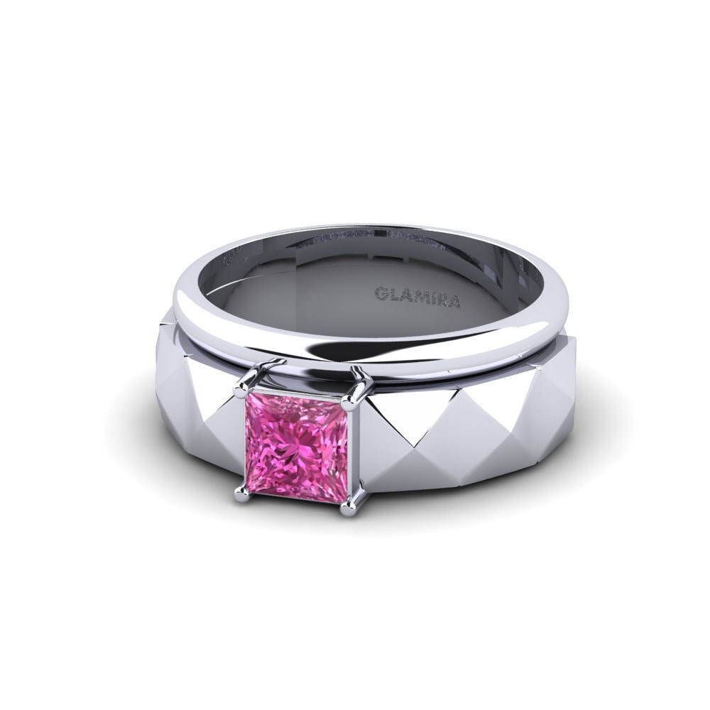 Topacio Rosa Anillo de compromiso Sziv