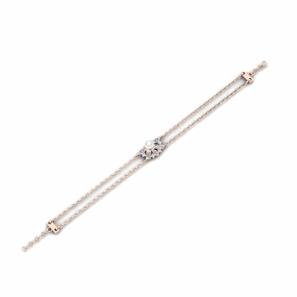 18k Oro Rosa Pulsera de Mujer Trouville