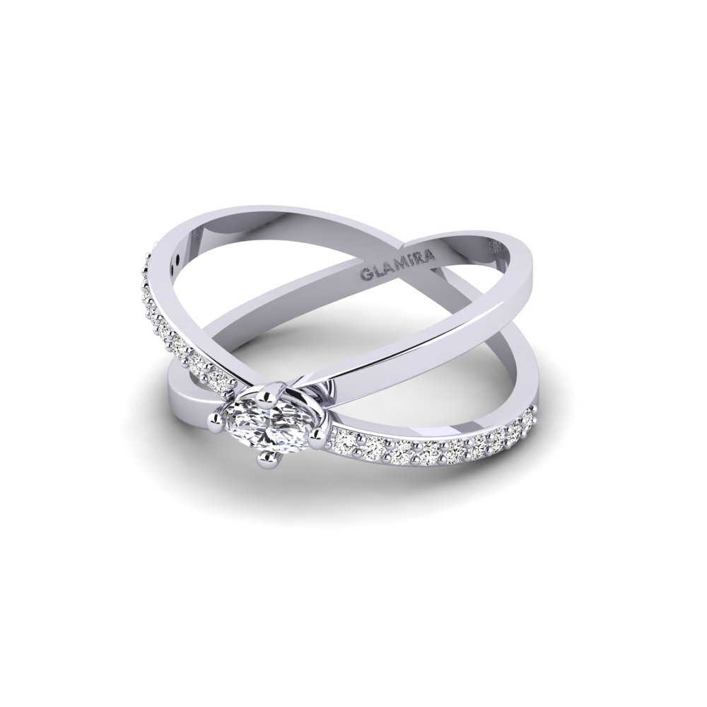 Moissanite Anel Unmotivated