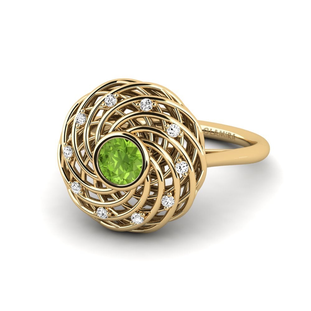 Peridoto Anillo Aquami