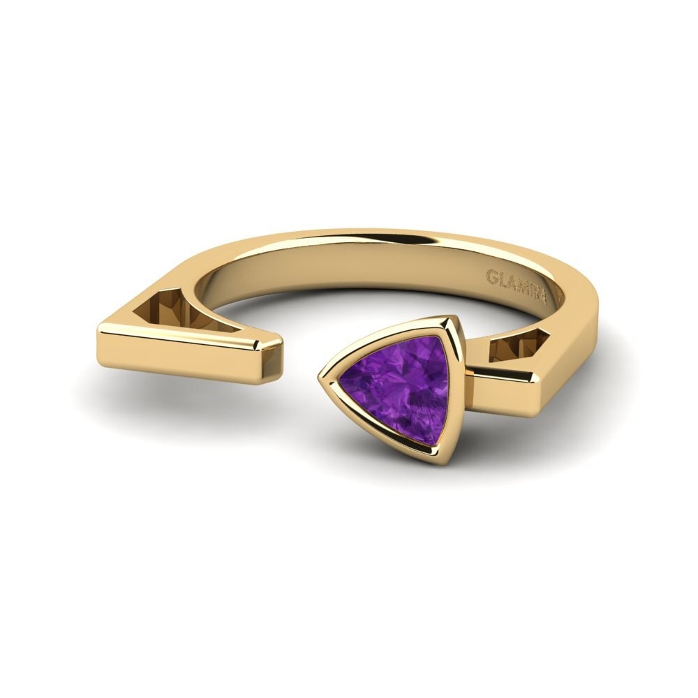 Trillón Amatista Anillo Asolfi
