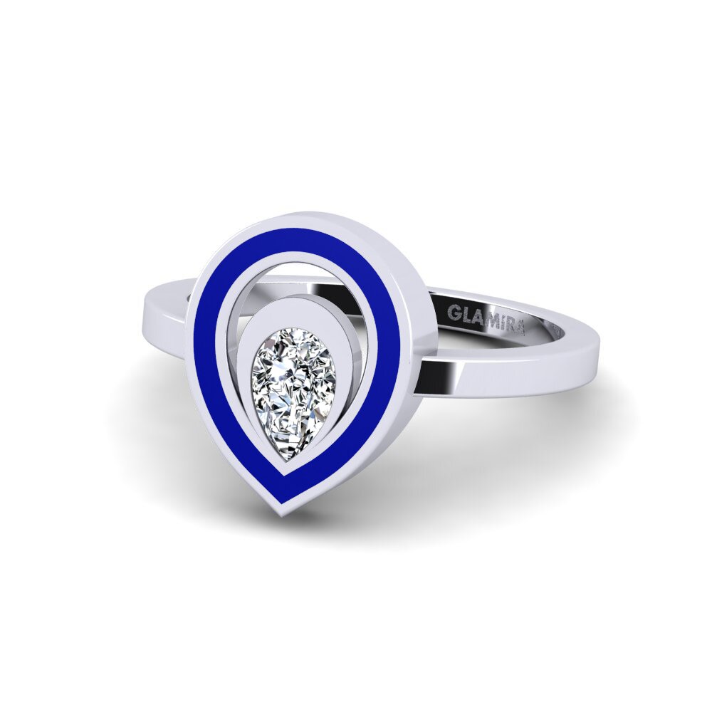 9ct White Gold Ring Cabal