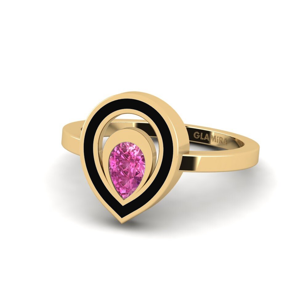 Topacio Rosa Anillo Cabal