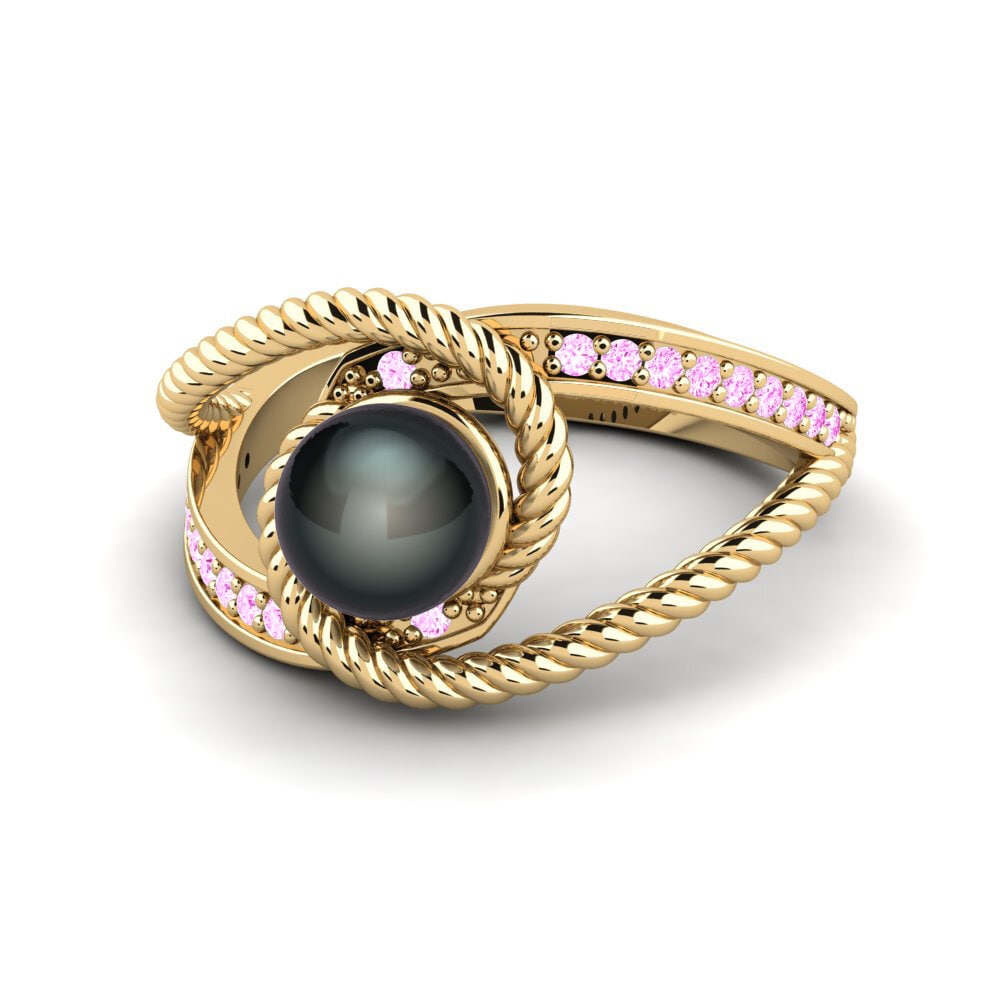 Zafiro Rosado Anillo Eidinia