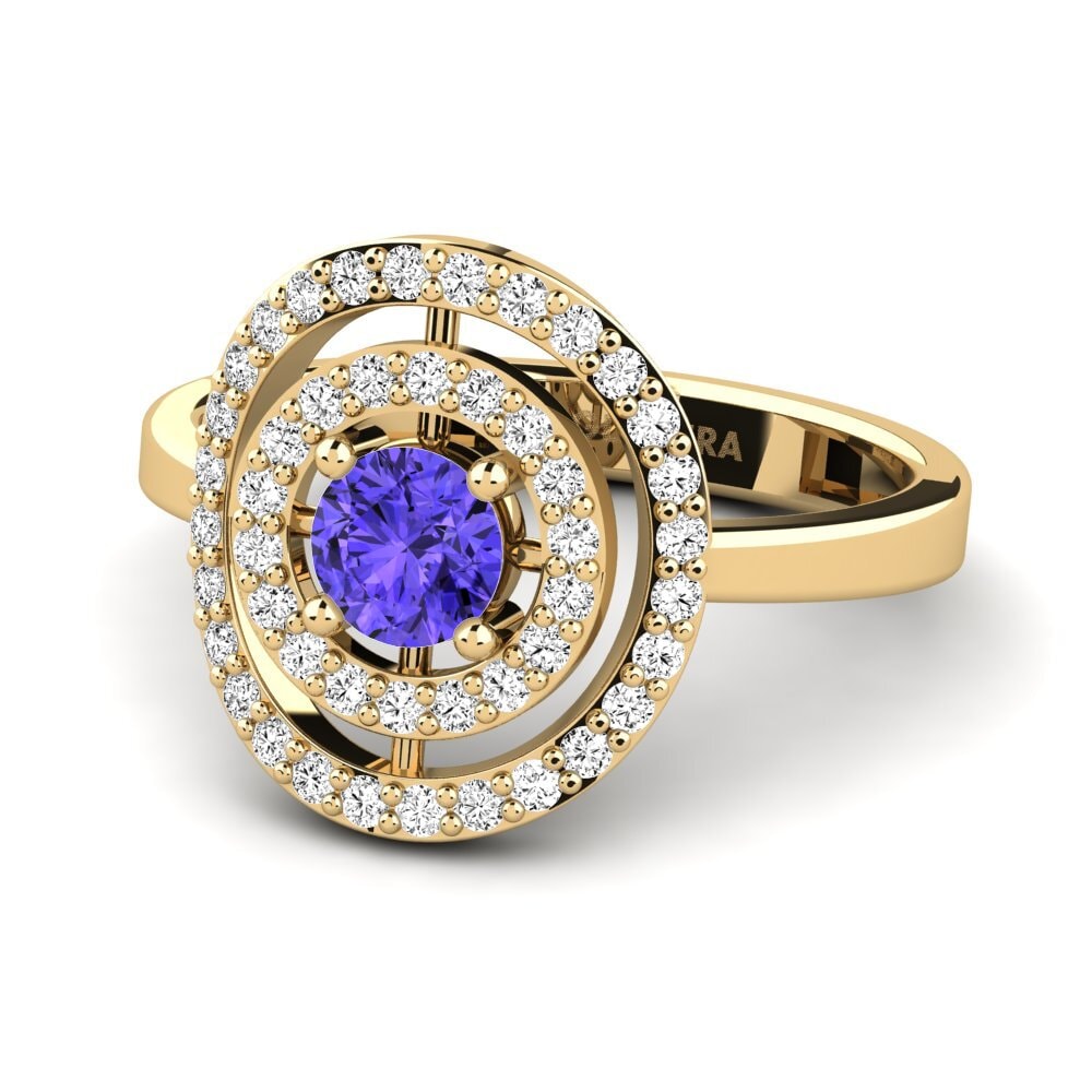 Tanzanita Anillo Goyar