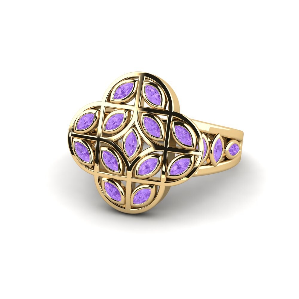 Amatista Anillo Klecti