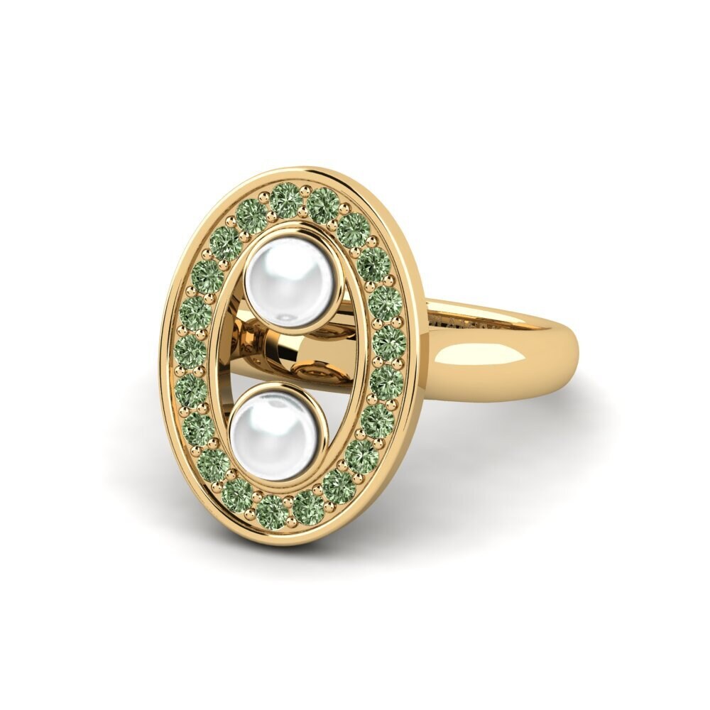 Green Diamond Ring Matildia