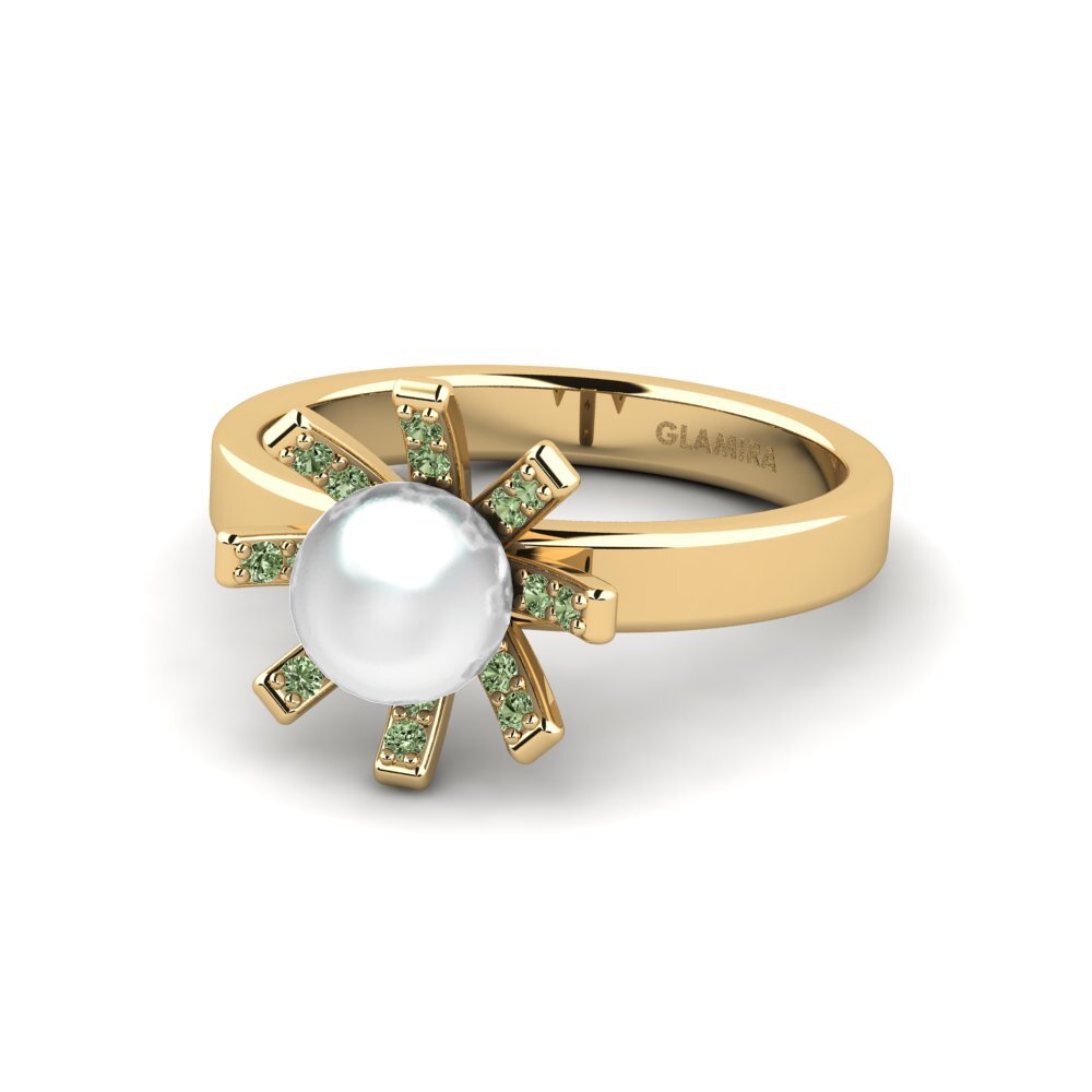 Green Diamond Ring Meald