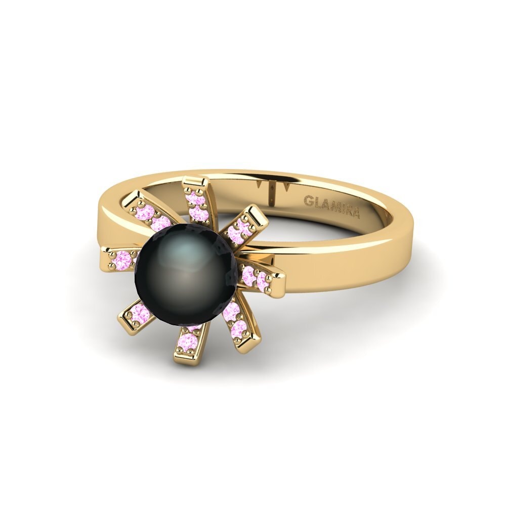 Zafiro Rosado Anillo Meald