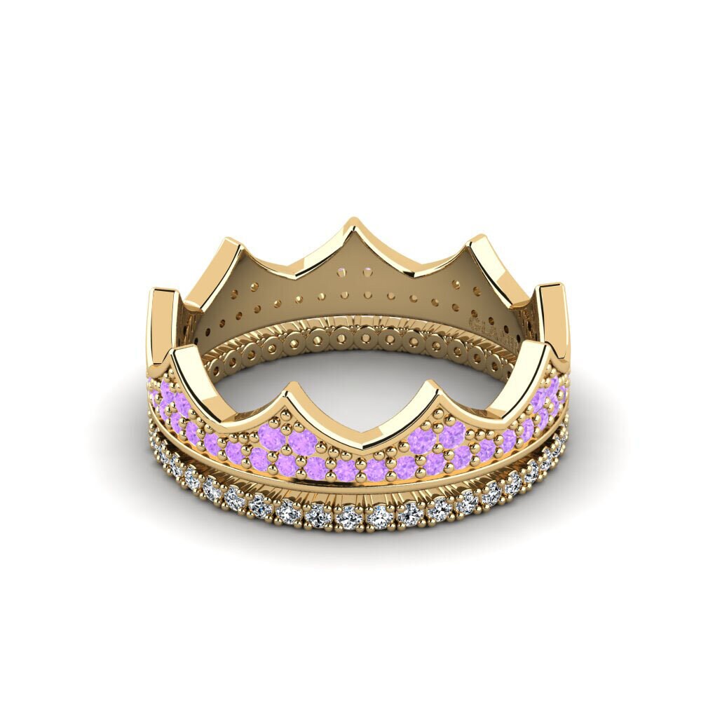 Améthyste Bague Paulina - SET