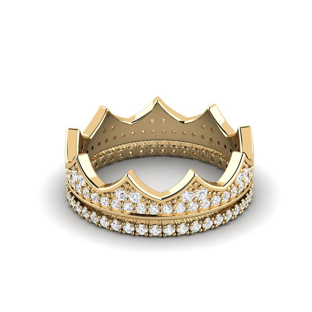 White sapphire Ring Paulina - SET