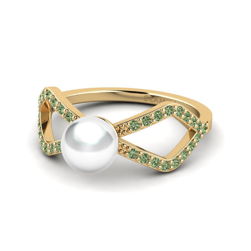 Green Diamond Ring Shanaia