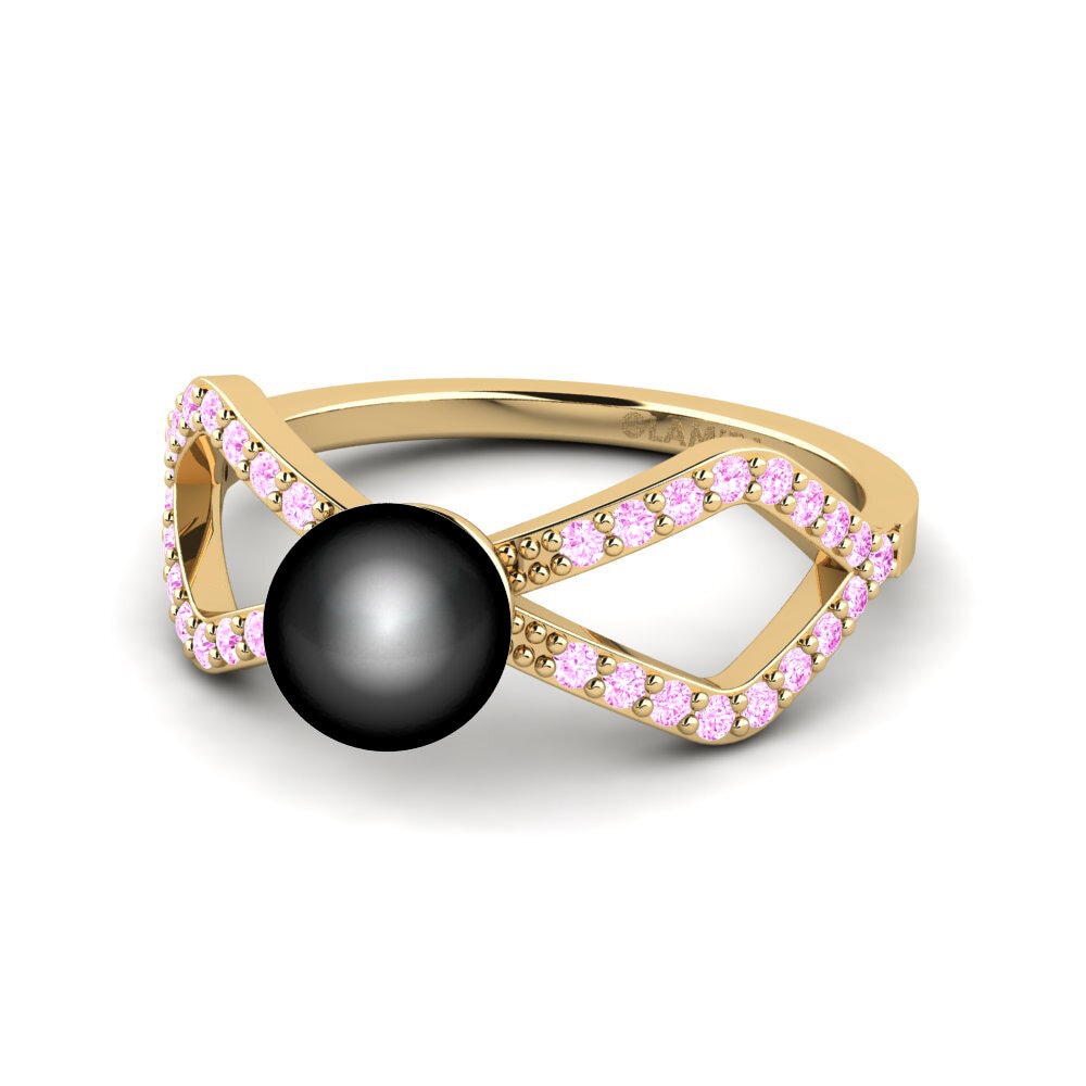 Zafiro Rosado Anillo Shanaia