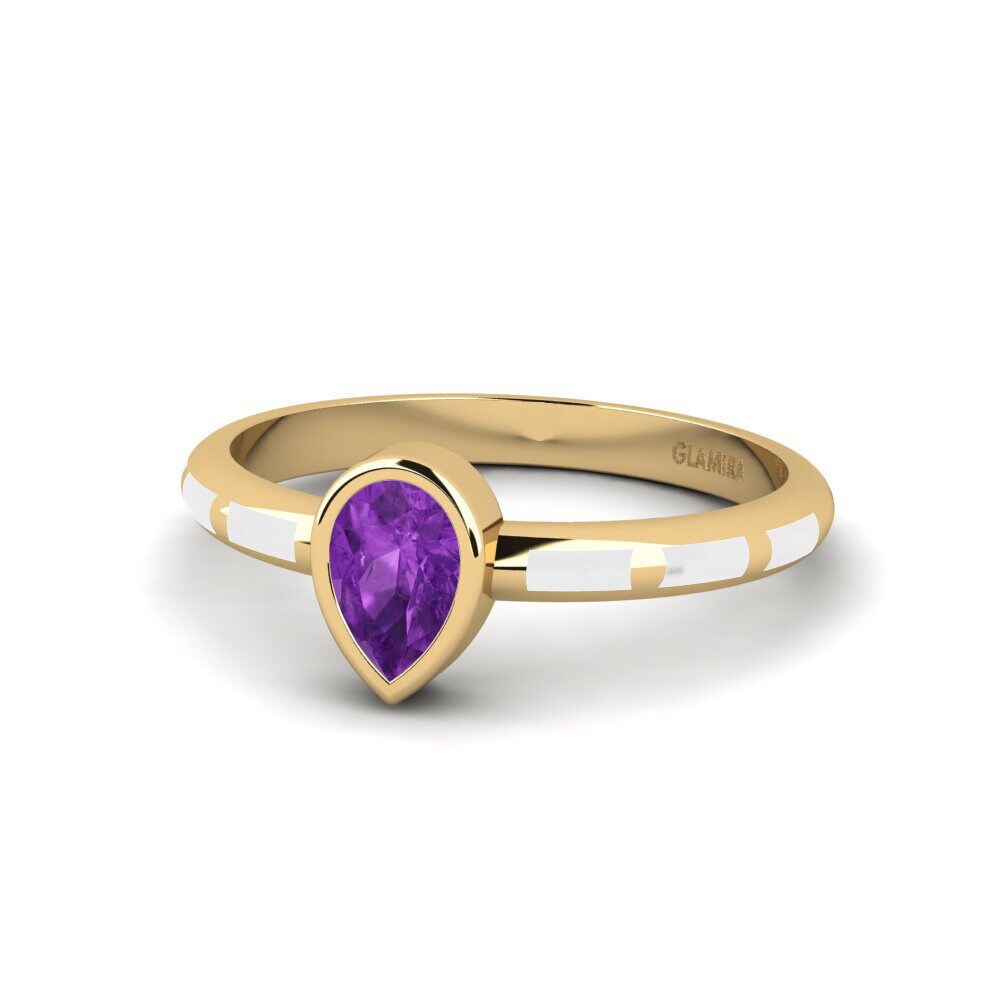 Amethyst Ring Stacial